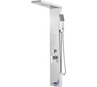 VEVOR Sistema de Panel de Ducha LED con 5 Modos: Lluvia, Cascada, 2 Chorros de Masaje Corporal, Cabezal de Mano con Manguera de 1,5 m