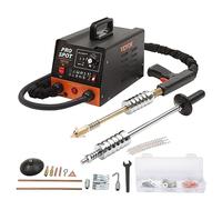 VEVOR Soldador por Puntos Extractor de Abolladuras para Carrocería 3 kW 6 Modos Kit de Soldadura Herramienta de Reparación de Carrocería 16 Accesorios para Eliminación de Abolladuras de Vehículos