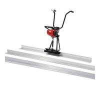 VEVOR Solera de Hormigón Eléctrica a Gas 3370 mm 2445 mm 1830 mm Kit de Flotador de Barra de Borde Recto de Aluminio 6500 rpm Acabado de Cemento de 4 Tiempos con Mangos Ajustables en Altura