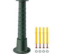 VEVOR Soporte de Bomba Manual de Hierro Fundido 22,86 x 22,86 x 66 cm Soporte para Bomba de Agua de Mano 13,5 kg Estructura Estable Soporte de Bomba de Mano para Jardín con Pintura en Aerosol, Verde