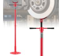 VEVOR Soporte de Elevación Inferior Capacidad de 750 kg Soporte para Debajo del Polipasto Elevación de 1372-2130 mm, Manija Giratoria Montado en Cojinete, Tornillo Roscado Autoblocante para Garajes