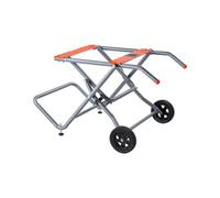 VEVOR Soporte de Sierra de Mesa Portátil con Ruedas de Goma de 203 mm, Capacidad de Carga de 158,76 kg, Construcción Resistente, Universal para la Mayoría de las Marcas de Sierras de Mesa, Gris