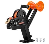 VEVOR Soporte para Cabrestante Manual de Remolque de Barco 1588kg con Rodillo y Correa de 6,1m, Montaje para Cabrestante, Trinquete Bidireccional de 3 Posiciones para Barcos, Motos Acuáticas y Veleros