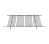 VEVOR Soportes de Montaje en Tierras para Paneles Solares de Varias Piezas Ajustables de 30° a 60°, 1 a 4 Piezas, Acero al Carbono, para Granjas, Vehículos Recreativos, Barcos, 3000 x 1000 x 800 mm
