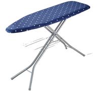VEVOR Tabla de planchar con vapor, 2 unidades. Mesa de planchado con vapor y reposa-plancha, tabla de planchar plegable de 4 capas, superficie de planchado de 1400 x 370 mm, regulable en 10 alturas (6