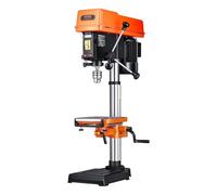 VEVOR Taladro de Banco de 304,8 mm, 750 W, Velocidad Variable de 340-2200 RPM, con Mesa de Trabajo Inclinable de 0 a 45°, Luz de Trabajo LED y Posicionamiento por Rayos X para Madera y Metal