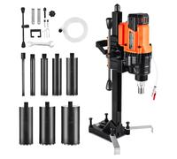 VEVOR: Taladro de diamante para hormigón, para uso en seco y húmedo, máquina de perforación de núcleos de 3200W, 750 RPM, de pie, con un diámetro de 200 mm