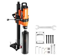 VEVOR Taladro de núcleo Vertical de 20-300 mm de Diámetro de Perforación con Soporte y Broca para Taladro de Núcleo Taladro de Núcleo de Hormigón de 3500 W Uso Húmedo y Seco para Hormigón, Ladrillo