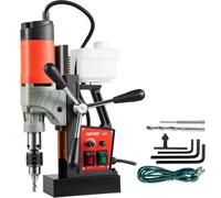 VEVOR Taladro Magnético 1200 W 40 mm Taladro de Base Magnética Núcleo Magnético Taladradora Magnético Profesional Taladro Magnético con Conexión Al Cuello Fuerza Máxima Taladro Electromagnético