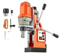 VEVOR, taladro magnético de 1200 W, con un diámetro de perforación de 38 mm, sistema de perforación magnética Power Mag de 10000 N, con velocidades de 900 RPM, con mandril Weldon y sistema de refriger