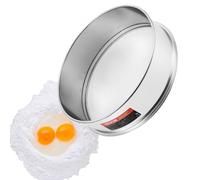 VEVOR Tamiz de Harina Malla 12 Colador de Malla Fina 32cm Acero Inoxidable 304 de Grado Alimenticio para Pastelería 5 Tamaños de Orificios de Malla para Frijoles Mungo, Arroz, Harina, Polvo de Perlas
