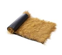 VEVOR Techo de Paja Artificial, Rollo para Techo de Cabaña Tiki, Impermeable y Resistente al Fuego, para Patio, Piscina, Playa, Decoración de Fiesta Hawaiana Tropical, 1200 x 400 mm, Amarillo