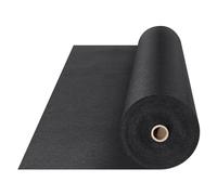 VEVOR Tela geotextil no tejida debajo de la grava, 6 x 50 pies, 8 onzas, tela de paisaje para entrada, tela de barrera de malezas resistente, tela de control de malezas, tela de drenaje francés, color