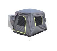 VEVOR Tienda de Campaña SUV para Acampar, PU2000 mm Impermeable, Diseño Espacioso de Doble Capa para 5-8 Personas, con Ventanas de Malla, Incluye Toldo y Bolsa de Almacenamiento, 2480 x 3080 x 2300 mm
