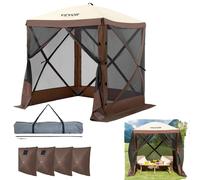 VEVOR: Tienda de jardín plegable, pabellón para fiestas, tienda pop-up para 4 personas, dimensiones 1,83 x 1,83 x 2,1 metros