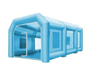 VEVOR: Tienda inflable de 26x15x10 pies, tienda inflable para cabinas de pintura, cabina de pintura inflable, cabina de pintura para automóviles, amplia estación de trabajo, fabricada con tela Oxford 