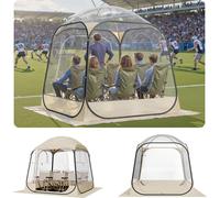 VEVOR, tienda transparente, 183x183x195 cm, tienda pop-up para 5-6 personas, tienda deportiva con alfombra y cubierta superior, tienda burbuja para exteriores, refugio de camping para eventos, pesca,