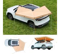 VEVOR Toldo Lateral de 270 Grados, 4,9 m², Impermeable con Protección UV50+, Incluye Bolsa de Transporte, para Todo Tipo de Clima, para Acampar en SUV, Furgonetas, Camiones, 3,19 x 3,07 x 2,10 m