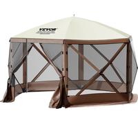 VEVOR, toldo para camping, amplio espacio para 8 personas, tela resistente e impermeable, 3,6 x 3,6 metros