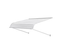 VEVOR Toldo para Exterior, Área de Protección Solar de 1219 x 1066 mm Toldo de Aleación de Aluminio Resistente a la Oxidación con Voladizo Compatible para Puerta de 1 m de Ancho de Exterior