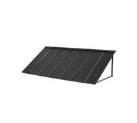 VEVOR Toldo para Exterior, Área de Protección Solar de 2032 x 910 mm Toldo de Acero con Recubrimiento en Polvo Resistente a la Oxidación con Voladizo Compatible para puerta de 1670 mm de Ancho