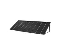 VEVOR Toldo para Exterior, Área de Protección Solar de 2641 x 910 mm Toldo de Acero con Recubrimiento en Polvo Resistente a la Oxidación con Voladizo Compatible para Puerta de 2280 mm de Ancho