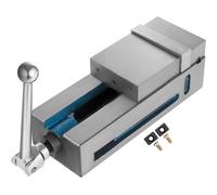 VEVOR Tornillo de Banco 100mm de Ancho Visera de Fresado de Precisión Apertura de Mandíbula 120mm Prensa de Máquina de Precisión para el Acabado de Fresador, Taladradoras y Piezas de Precisión