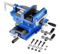 VEVOR Tornillo de Banco, Mordaza de 15 cm, Eje XY Bidireccional, Apertura de Mordaza de 14,5 cm, Abrazadera de Banco, para Taladrar y Fresar CNC de Carpintería, hasta 7 kN, 390 x 370 x 160 mm