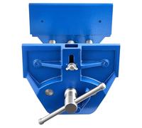 VEVOR Tornillo de Banco para Carpintería de Liberación Rápida, Ancho de Mordaza 18 cm, Apertura de Mordaza 20 cm, Construcción de Hierro Fundido, con Tope Frontal Ajustable, 400 x 180 x 160 mm