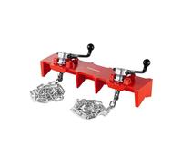 VEVOR Tornillo de Banco para Soldar Tuberías de Hierro Fundido de Alta Resistencia, Abrazadera para Soldar Tuberías de 1,27 a 20,32 cm con Cadenas Dobles y Manivelas, para Una Variedad de Tuberías