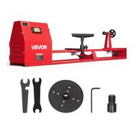 VEVOR Torno de Madera 1/2 HP 375 W, Torno de Mesa 355 x 1016 mm, 220V 50Hz