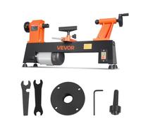 VEVOR Torno de Madera 3/4 HP 560 W, Torno de Mesa 304 x 465 mm, 220V 50Hz