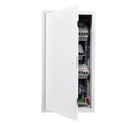 VEVOR Trampilla de Inspección para Paneles de Yeso, Puerta de Acceso de Acero Galvanizado 747x366 mm, con Pestillo de Destornillador, para Instalación de Fontanería y Electricidad en Techos, Blanco