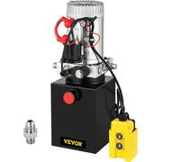 VEVOR, unidad hidráulica de 4 litros, bomba hidráulica de 1.6 kW, simple efecto, 12V