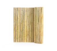 VEVOR Valla de Bambú Natural 1,8 x 1,2 m Pantalla de Privacidad Rollo Protector de Bambú Decorativo Pantalla de Privacidad para Jardín, Patio Trasero, Balcón, Terraza, Piscina, Terraza