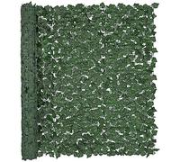 VEVOR Valla de Privacidad de Hiedra, 1500 x 2490 mm, Pantalla de Pared Verde Artificial, Valla de Hiedra Verde con Junta Reforzada, Setos Sintéticos Decoración de Hojas de Vid para Jardín Exterior