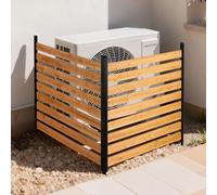 VEVOR Vallas de Madera 1219 x 1244 mm Pantalla de Privacidad Exterior con 2 Paneles, Resistente al Clima, Espaciado para Ventilación, para Mascotas Jardín, Ocultar Equipo de Piscina Cubos de Basura AC