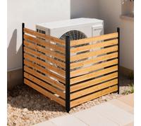 VEVOR Vallas de Madera 1219 x 1244 mm Pantalla de Privacidad Exterior con 2 Paneles, Resistente al Clima, Espaciado para Ventilación, para Mascotas Jardín, Ocultar Equipo de Piscina Cubos de Basura AC