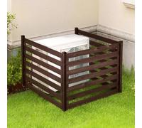 VEVOR Vallas de Madera 1230 x 945 mm, Pantalla de Privacidad Exterior con 3 Paneles, Espaciado para Ventilación, Resistente al Clima, para Jardín Mascotas, Ocultar AC Cubos de Basura Equipo de Piscina