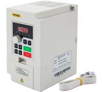 VEVOR, variador de frecuencia de 220 V, 3 kW, 4 CV, inversor de velocidad variable, regulador de velocidad VFD, convertidor CNC. Rango de temperatura de funcionamiento: -5 a 40 °C. Vibración: < 0,5 G.