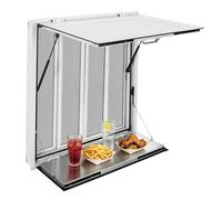VEVOR Ventana de Servicio 91,5x91,5 cm 4 Ventanas Corredizas con Mosquitera