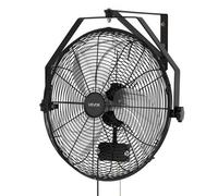 VEVOR Ventilador de Pared con 3 Velocidades, Aire de Flujo, Ángulo Ajustable, Motor de Cobre, Protección IP44, Ventilador Industrial Oscilante de Acero para Taller, Garaje, Gimnasio, Comercio, Almacén