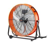 VEVOR Ventilador de Tambor de Alta Velocidad, Uso Comercial Resistente, 3 Velocidades, 8600 CFM, Inclinación Ajustable de 360°, Temporizador 0 a 2 h, para Almacén, Taller, Fábrica, 780 x 710 x 320 mm