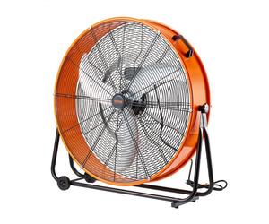 VEVOR Ventilador de Tambor Industrial de Alta Velocidad, Uso Comercial de Alta Resistencia, 3 Velocidades, 13000 CFM, con Inclinación Ajustable de 360° para Almacén, Taller, 880 x 340 x 940 mm, 220 W