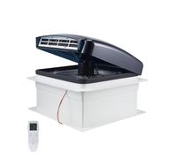 VEVOR Ventilador de Ventilación para RV, Potente Ventilador Reversible de 10 Velocidades con Control Remoto, Cubierta de Lluvia Incorporada, Tapa Superior Eléctrica, Aspa 30,5 cm, 22 W, Blanco