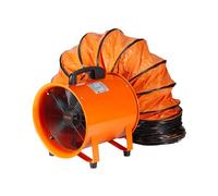 VEVOR Ventilador Extractor Portátil 367 W Extractor de Aire Industrial por Conductos 304,8 mm Manguera de Extracción 5 m Volumen de Aire 2574 CFM Extractor de Aire para Extraer Polvo, Trabajo en Casa