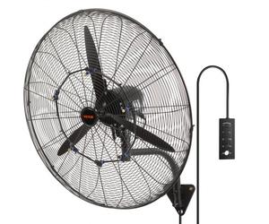 VEVOR Ventilador Nebulizador de Montaje en Pared, 74,9 cm, 3 Velocidades de Alta Velocidad Máx. 9500 CFM, Ventilador de Pared Industrial Oscilante a Prueba de Agua, Comercial o Residencial, Negro