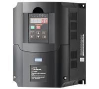 VEVOR VFD 10HP, 7.5KW, 35A, monofásico o trifásico de entrada de 220 V a variador de frecuencia variable de salida trifásico de 220 V, entrada de 40-60 Hz, VFD de salida de 0-400 Hz para control de ve