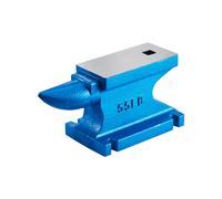 VEVOR Yunque Herrero 25 kg de Una Sola Pieza de Hierro con Agujeros Cuadrados, Ideal para Metalúrgicos y Herreros en Taller de Metal y para Remachar Aplanar Forjar y Formar Metal