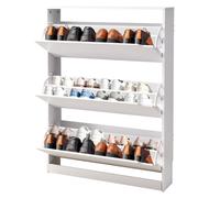 VEVOR Zapatero Cajones Abatibles, Moderno Armario para Guardar Zapatos con Dispositivo Antivuelco, Organizador de Zapatero , Ideal para Entrada, Pasillo, Dormitorio, , Armario